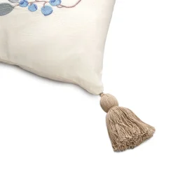 Cam Cam Embroidered Pillow, Organic, OCS - Blueberries