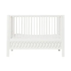 Cam Cam Harlequin Baby Crib, White