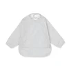 Cam Cam Long-Sleeved Bib, Classic Stripes Blue