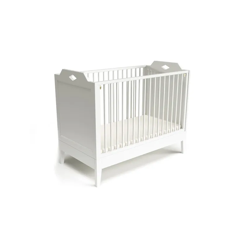 Cam Cam Luca Baby Cot, White