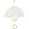 Cam Cam Musical Mobile, Organic, OCS Certified - Peacock - Cream White