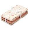 Cam Cam Muslin Cloths, 3-Pack Organic, GOTS Mix - Bows