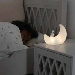 Cam Cam Night Lamp, Moon Light - Off-White