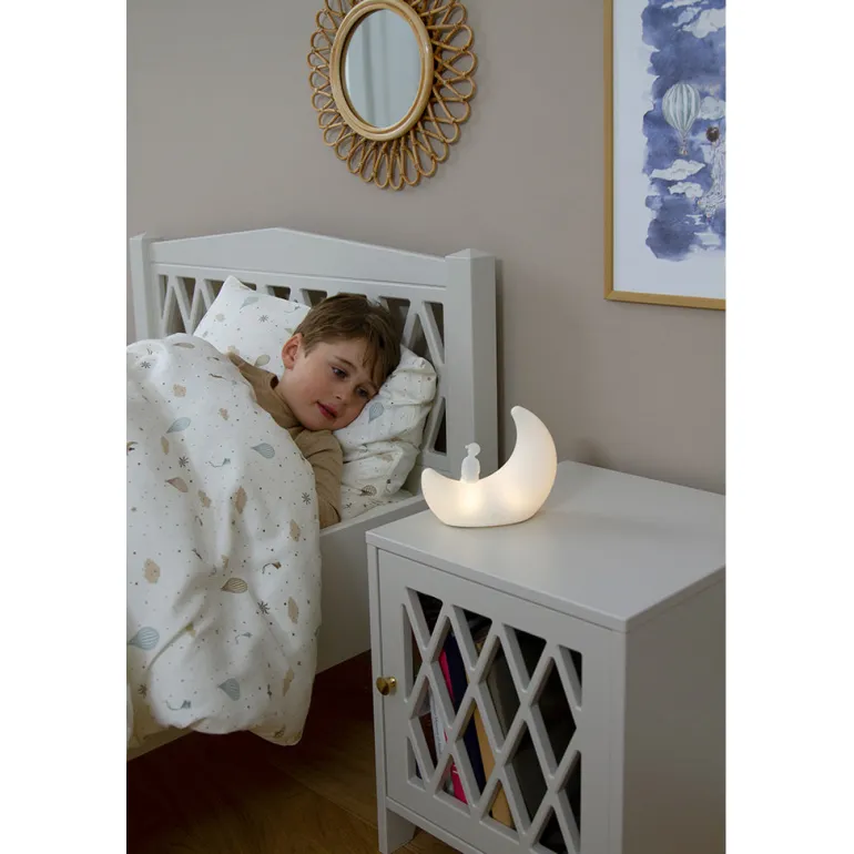 Cam Cam Night Lamp, Moon Light - Off-White
