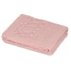 Cam Cam Pointelle Baby Knit Blanket, Sorbet