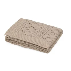 Cam Cam Pointelle Baby Knitted Blanket, Hazel