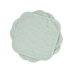 Cam Cam Washcloths, Organic - 3-Pack - Dusty Green