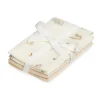 Cam Cam Washcloths, 4-Pack Organic, GOTS Certified - Vintage Toys