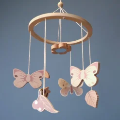 Cam Cam Wooden Mobile – Butterflies