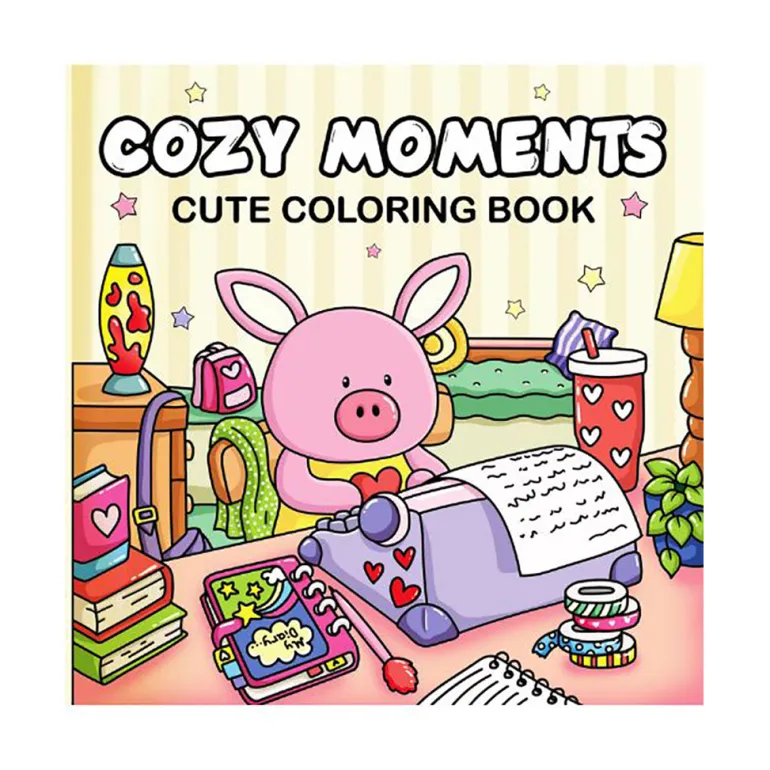 Cozy Moments Coloring Book