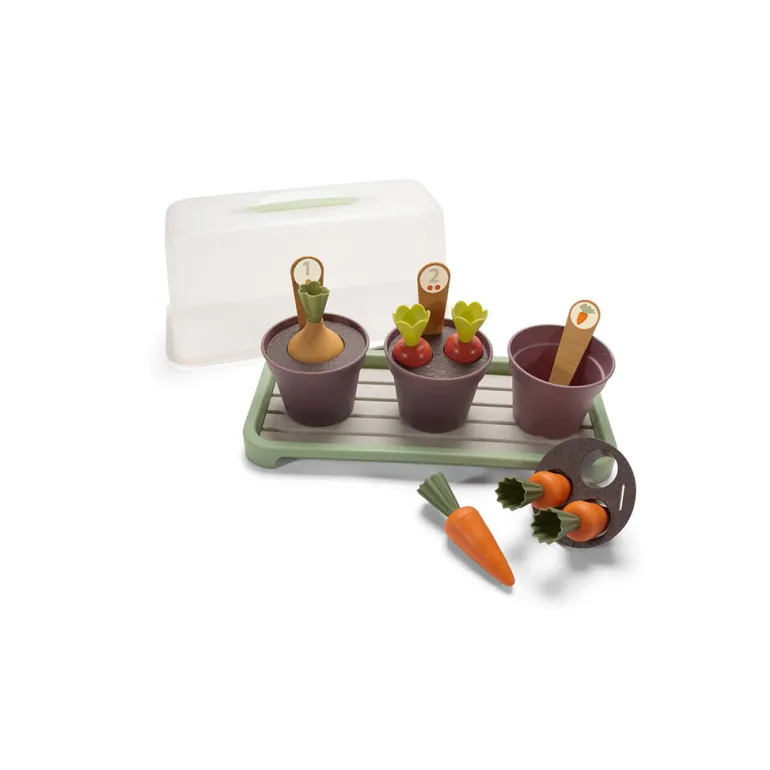 Dantoy Bioplast, Green Garden - Mini Greenhouse Set, 18 Pieces