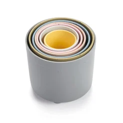 Dantoy Bioplastic Tiny Stacking Cups, Swan Label - From 6 Months