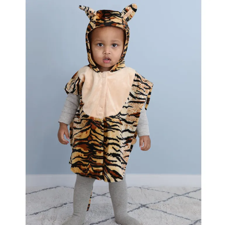 Den goda Fen Animal Costume, Tiger Cape - Ages 1-4