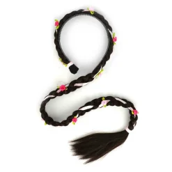 Den goda Fen, Costume Accessory – Rapunzel Braid, 75 cm – Brown
