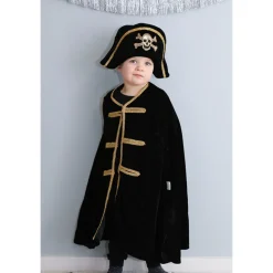 Den Goda Fen Costume, Pirate Hat and Cape - Ages 3-8 Years