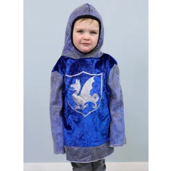 Den goda Fen Costume Top, Blue Knight Blouse – Ages 2-6