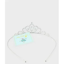 Den goda fen Headband with Diadem, Silver Rhinestone Tiara