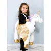 Den goda Fen Ride-On Unicorn Animal Costume – Ages 3–8