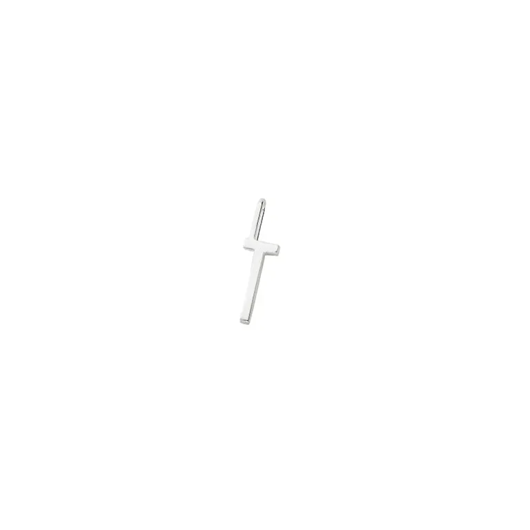 Design Letters Charm Pendant, 10 mm Silver Letter - A-Z