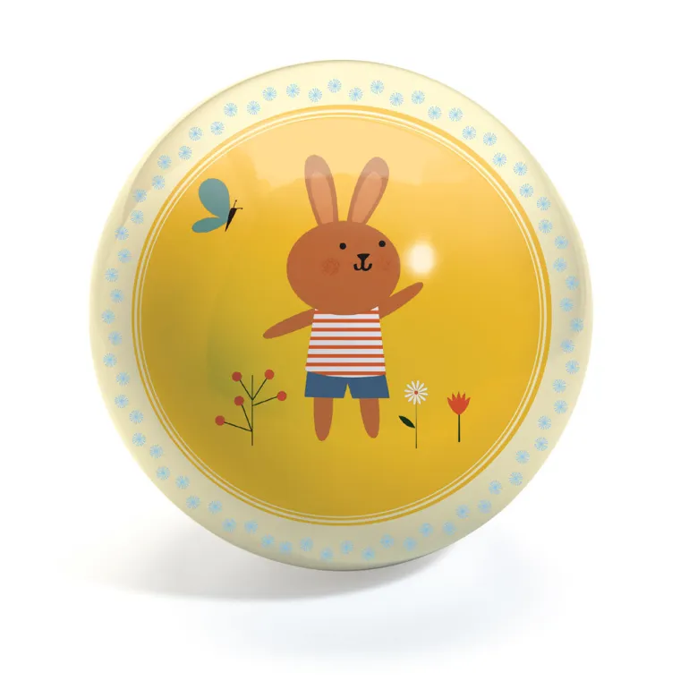 Djeco Ball, 12 cm - Rabbit