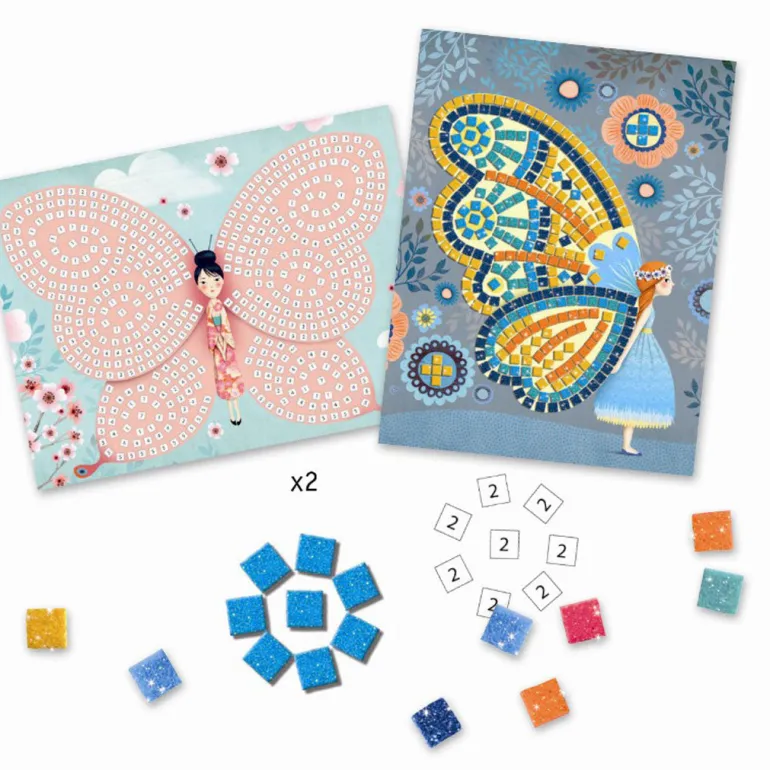 Djeco Creative Mosaic, Butterflies
