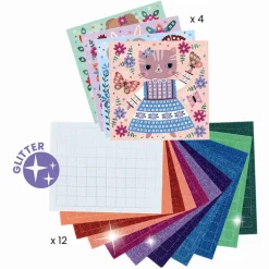 Djeco Creative Mosaic, Cute Animals