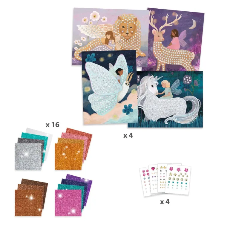 Djeco Creative Mosaic, The Enchanted World