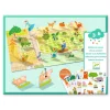 Djeco Creative Stand-Up Stickers, Farmyard