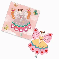 Djeco Drawing Stencils, Fairies