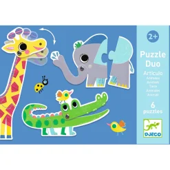 Djeco Duo Puzzle, Animals