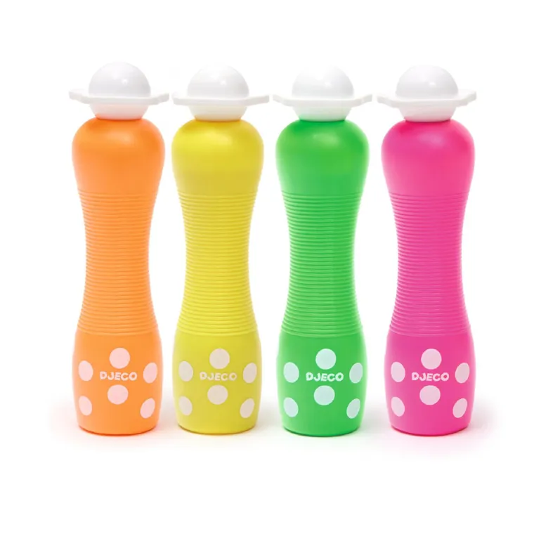 Djeco Foam Dabbers, Set of 4 - Neon