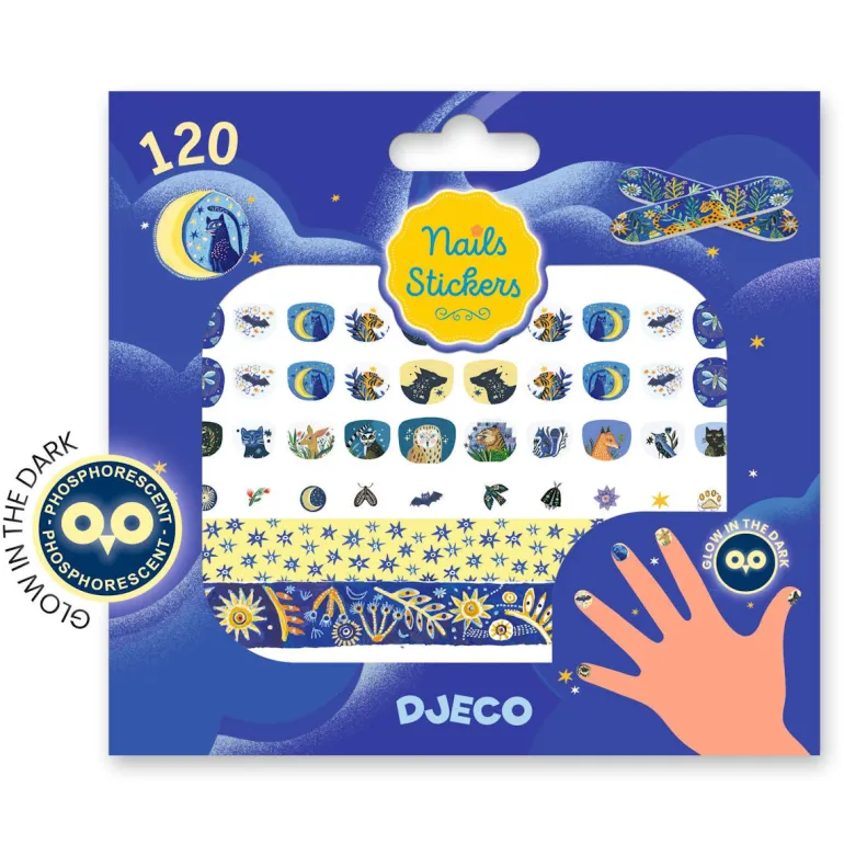 Djeco Nail Stickers, Måneskin