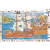 Djeco Observation Puzzle, Pirate - 100 Pieces