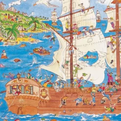 Djeco Observation Puzzle, Pirate - 100 Pieces