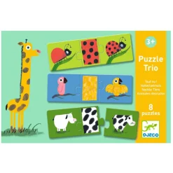 Djeco Play & Learn Puzzle – Animals