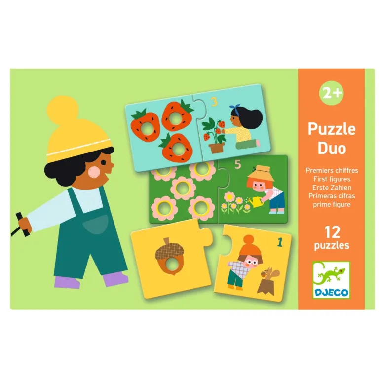 Djeco Puzzle Duo – Numbers