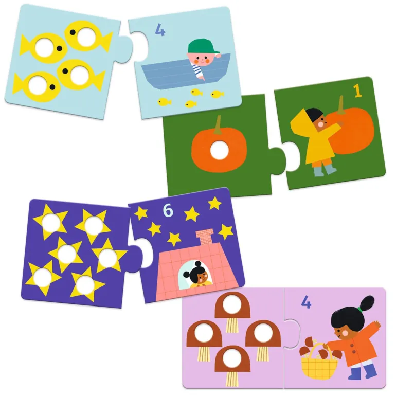 Djeco Puzzle Duo – Numbers