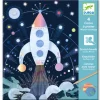 Djeco Scratch Cards – Space