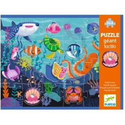 Djeco Sensory Puzzle, Sea - 24+8 Pieces