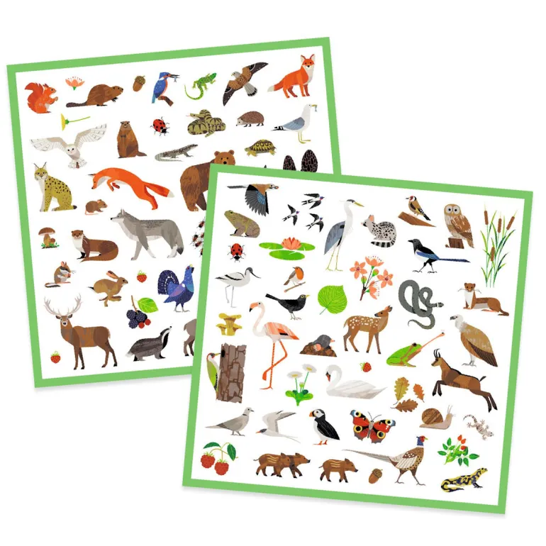 Djeco Stickers, Fauna