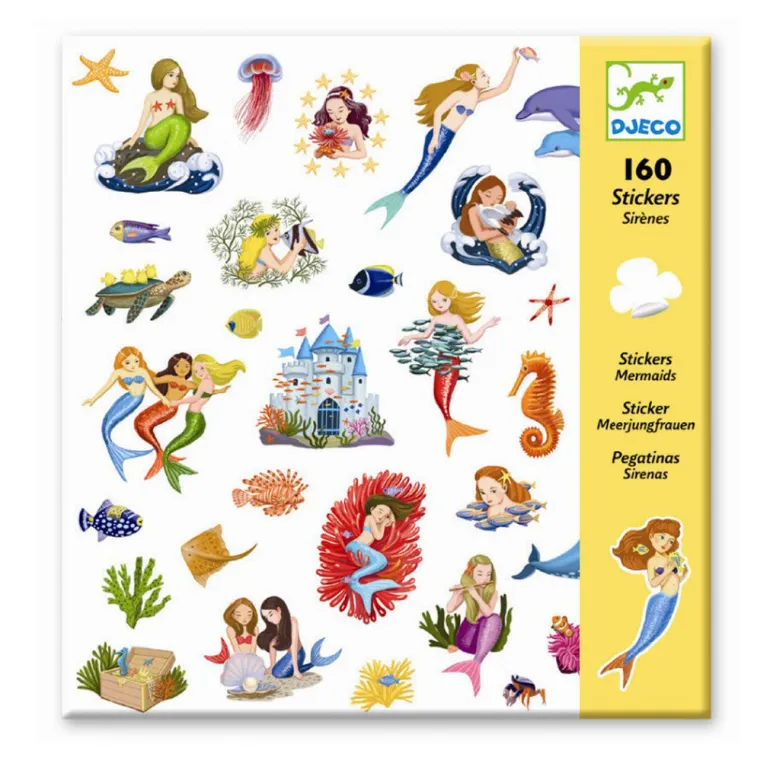 Djeco Stickers: Mermaids