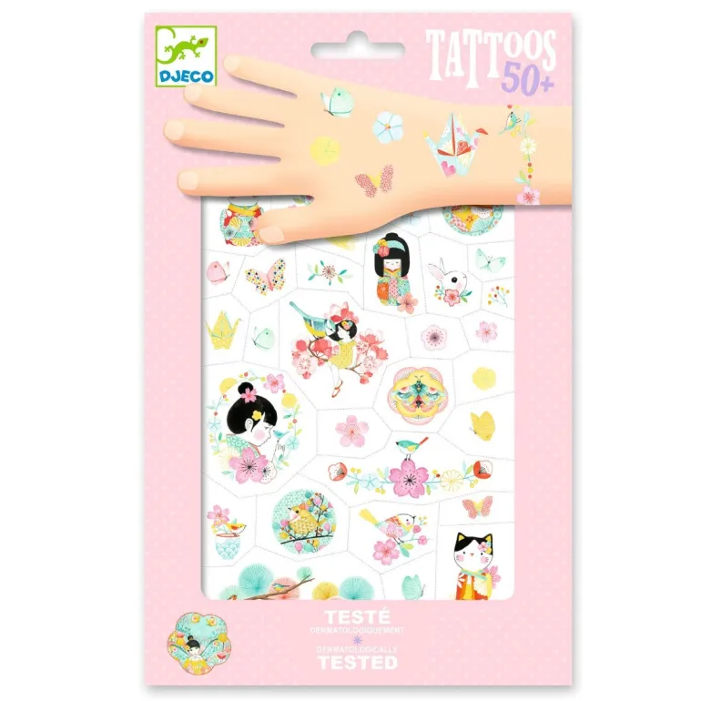 Djeco Tattoos, Cherry Blossoms