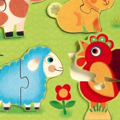 Djeco Wooden Puzzle – Life on the Meadow