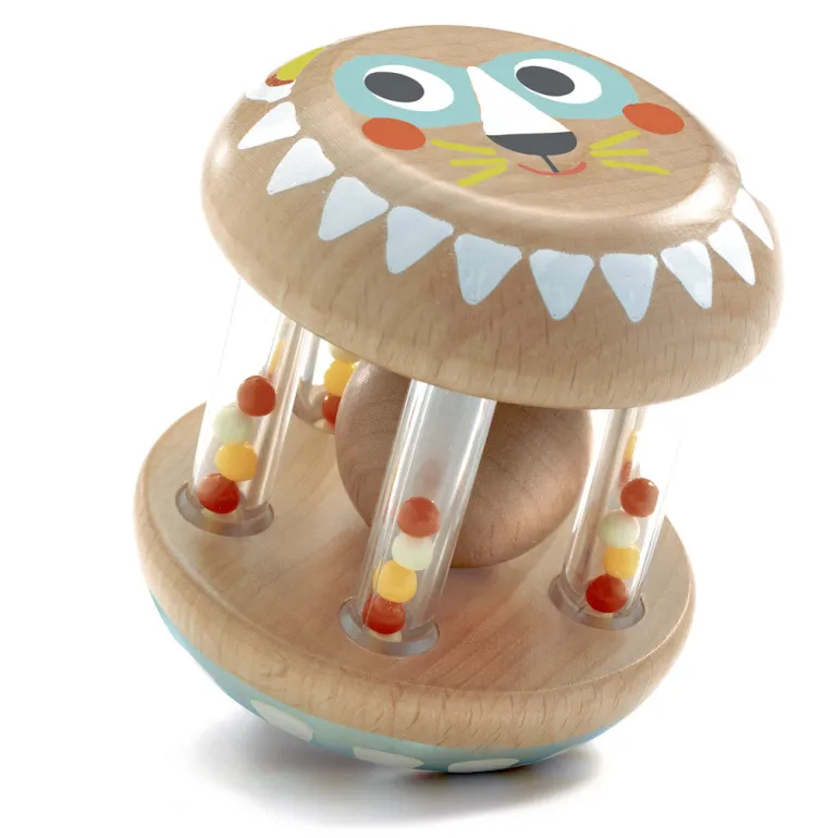 Djeco Wooden Rattle, BabyShaki