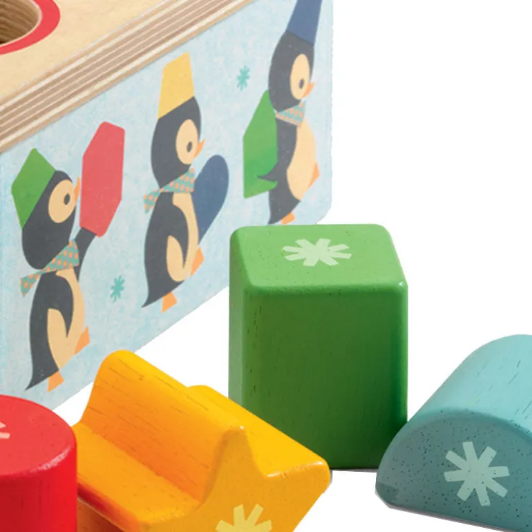 Djeco Wooden Sorting Box, Penguin