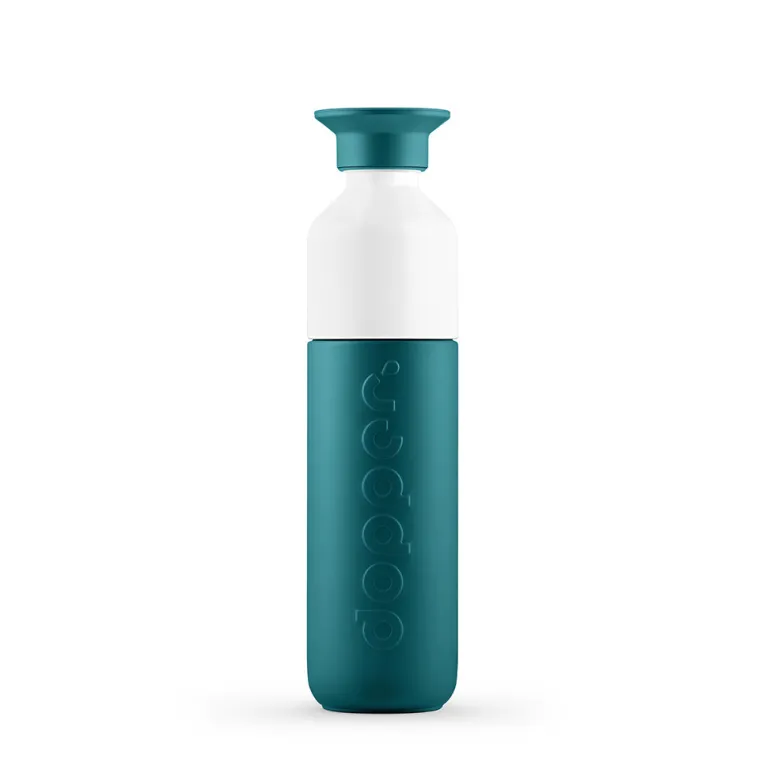 Dopper Thermos Bottle, Insulated 350 ml - Green Lagoon