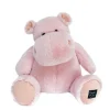 Doudou et Compagnie Hippo Plush Toy, HIP'PIE Pink - 40 cm