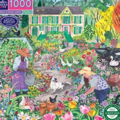eeBoo Jigsaw Puzzle 1000 Pieces, French Flower Garden