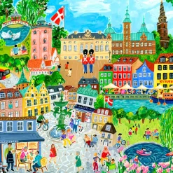 Eeboo Puzzle, Copenhagen – 1000 Pieces