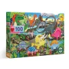 Eeboo Puzzle, Dinoland - 100 Pieces